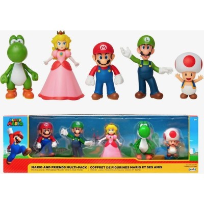 PACK 5 FIGURAS DE 6 CM SUPER MARIO