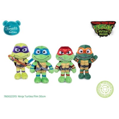 Peluche TMNT Tortugas Ninja Movie, 30cm