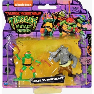 Tortugas Ninja Mini, Mikey vs Rocksteady