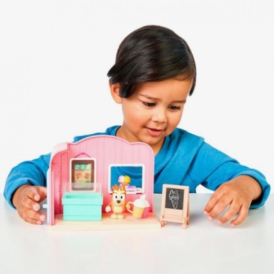 Bluey - Mini Playsets con Figura Heladería