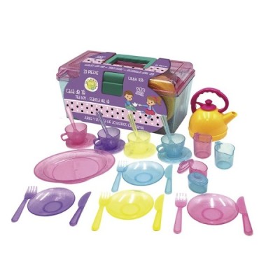 MALETIN CON JUEGO DE TE 33 PIEZAS