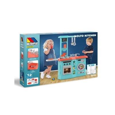 Moltó- COCINA CON PLANCHADOR AZUL