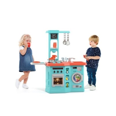 Moltó- COCINA CON PLANCHADOR AZUL