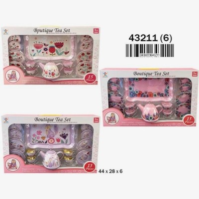 JUEGO CAFE METAL CON BANDEJA 3 Mod.