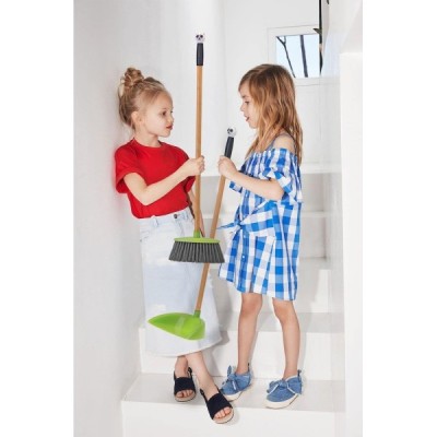 Escoba Con Palo + Recogedor PANDA KIDS