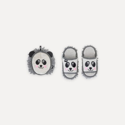 SET POLVO PANDA KIDS