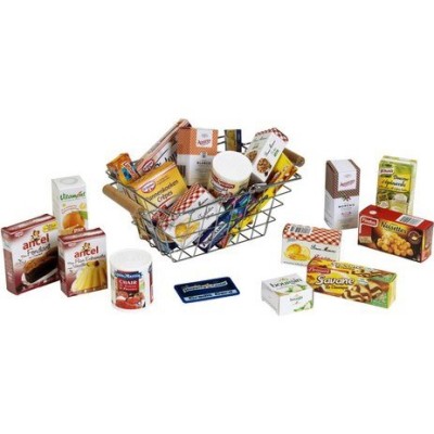 Cesta de la Compra de Metal (Productos Franceses)