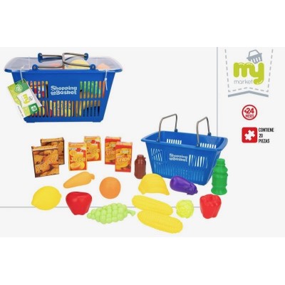 MY MARKET-CESTA DE FRUTAS 19PCS