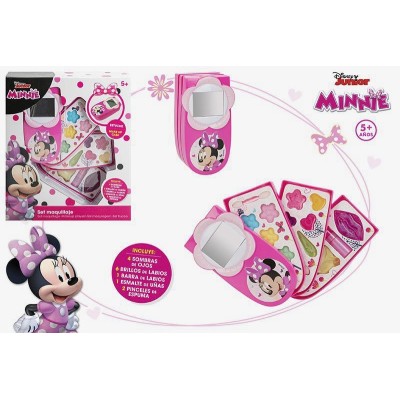JUEGO MAQUILLAJE TELEFONO 3 NIVELES MINNIE