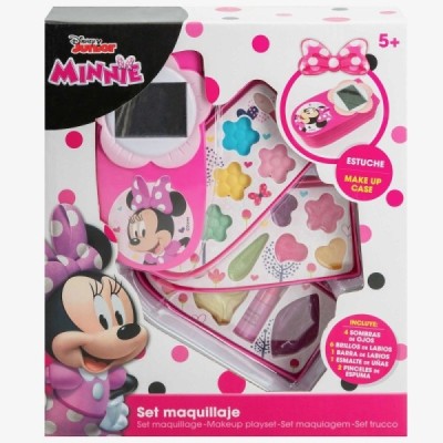JUEGO MAQUILLAJE TELEFONO 3 NIVELES MINNIE