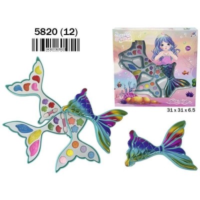 MAQUILLAJE SIRENITA 3 PISOS