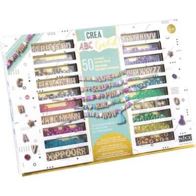 Juego Cuentas para Pulseras ABC PRECIOUS GOLD