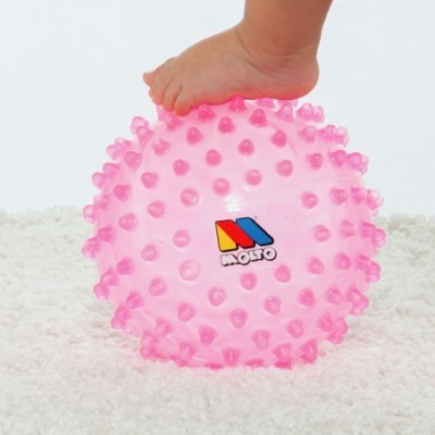 BOLA SENSORIAL 20 CM DIAMETRO ROSA MOLTO