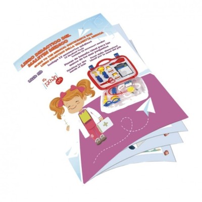 MALETIN DOCTOR DELUXE EDUCATIVO 12 PIEZAS + LIBRO