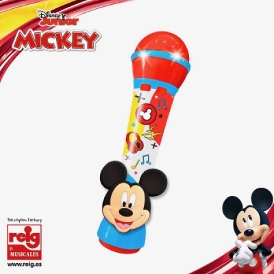 MICRO DE MANO Mickey CON AMPLIFICADOR Y RITMOS
