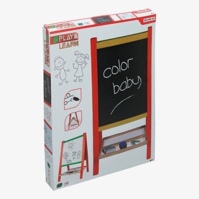 WOOMAX-PIZARRA BLANCA/NEGRA CON ACCESORIOS