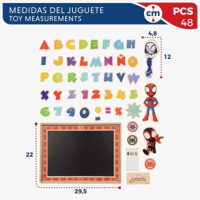 Spidey PIZARRA MAGNÉTICA de MADERA