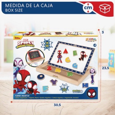 Spidey PIZARRA MAGNÉTICA de MADERA
