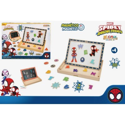 Spidey PIZARRA MAGNÉTICA de MADERA