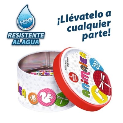 Juego Cartas ANIMALEA, EN LATA