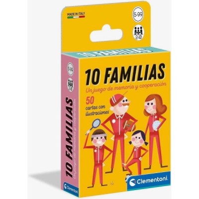 Juego Cartas 10 Familias
