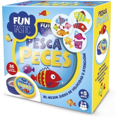 Juego Cartas PESCA PECES en Lata