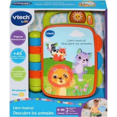 Libro Musical Descubre los Animales VTECH