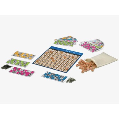 LOTERÍA 48 CARTONES CAJA MADERA