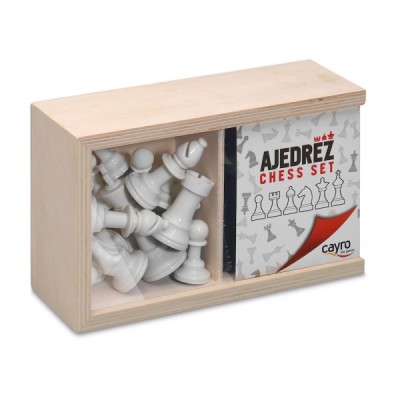 Piezas AJEDREZ N4 EN CAJA DE MADERA
