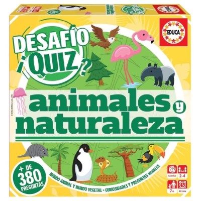 JUEGO, DESAFIO QUIZ - ANIMALES Y NATURALEZA