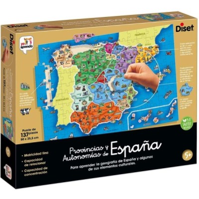 PUZZLE 137 PIEZAS PROVINCIAS DE ESPAÑA