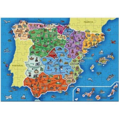 PUZZLE 137 PIEZAS PROVINCIAS DE ESPAÑA