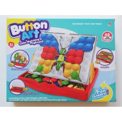 Estuche con láminas y botones