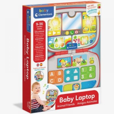 Baby Laptop Tablet Amigos Animales CLEMENTONI