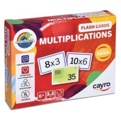 Tarjetas Multiplicaciones: FLASH CARD MULTIPLICATI