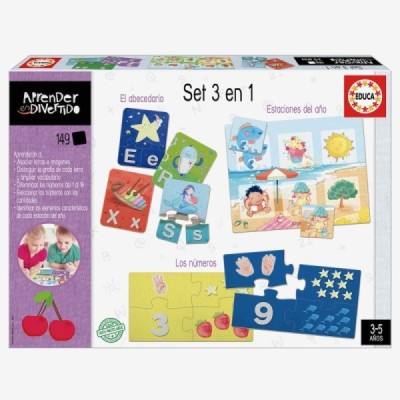 Educa SET 3 EN 1 APRENDER ES DIVERTIDO