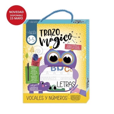 CALIGRAFIA EN RELIEVE ESTUCHE - VOCALES Y NUMEROS