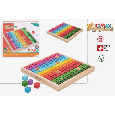 WOOMAX-TABLA MULTIPLICAR DE MADERA