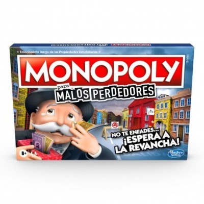 JUEGO MONOPOLY  MALOS PERDEDORES