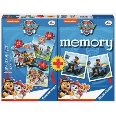 Multipack Memory + 3 Puzzles Paw Patrol_1