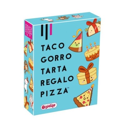JUEGO Taco, Gorro, Tarta, Regalo, Pizza