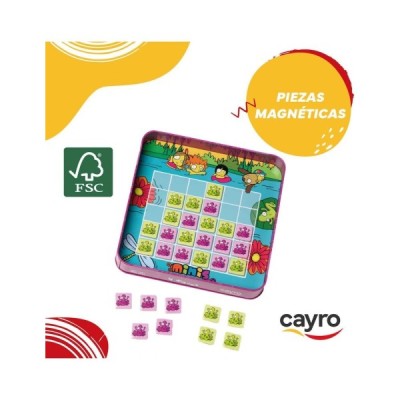 Juego Lata Magnético 4 FROGS (MADERA FSC)