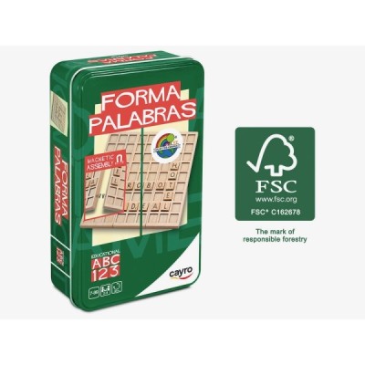 Juego FORMAPALABRAS TRAVEL BOX (100 % MADERA FSC)