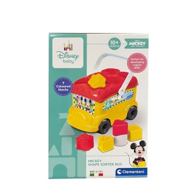 BABY MICKEY AUTOBÚS FORMAS Y COLORES CLEMENTONI