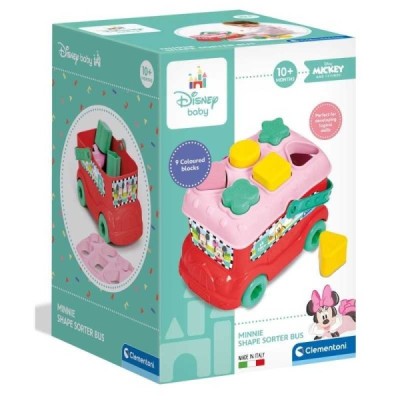 BABY MINNIE AUTOBÚS FORMAS Y COLORES CLEMENTONI