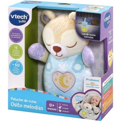 Peluche de cuna Osito melodías Vtech