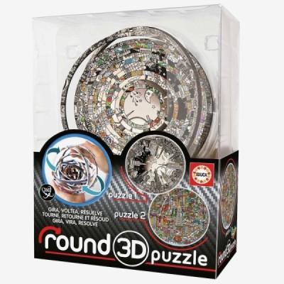 ROUND 3D PUZZLE CHARLES FAZZINO