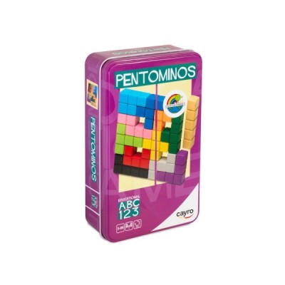 PENTOMINOS METAL BOX (MADERA FSC)