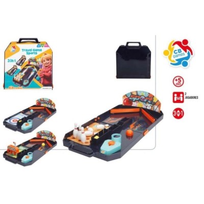 CB GAMES - JUEGO DE VIAJE DEPORTES 3 EN 1