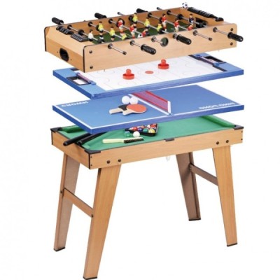 MESA DE JUEGOS 4 EN 1 CON PATAS 81.5X43X65 cm.